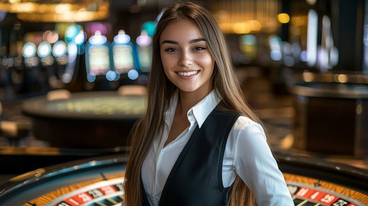 Panel pengaturan aplikasi luckyvip dengan opsi notifikasi, tema, dan keamanan